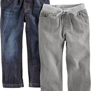 15 Boys' 2-Pack Pull on Denim Pant