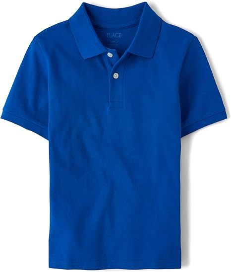 16 Boys' Uniform Short Sleeve Pique Polo